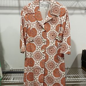 Orange and white jacket